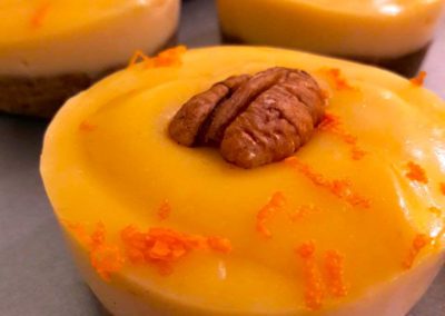 pâtisserie bio et vegan à Caen - Tartelettes au citron et noix de pécan