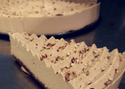 Pâtisserie bio et vegan à Caen - Cheesecake praliné
